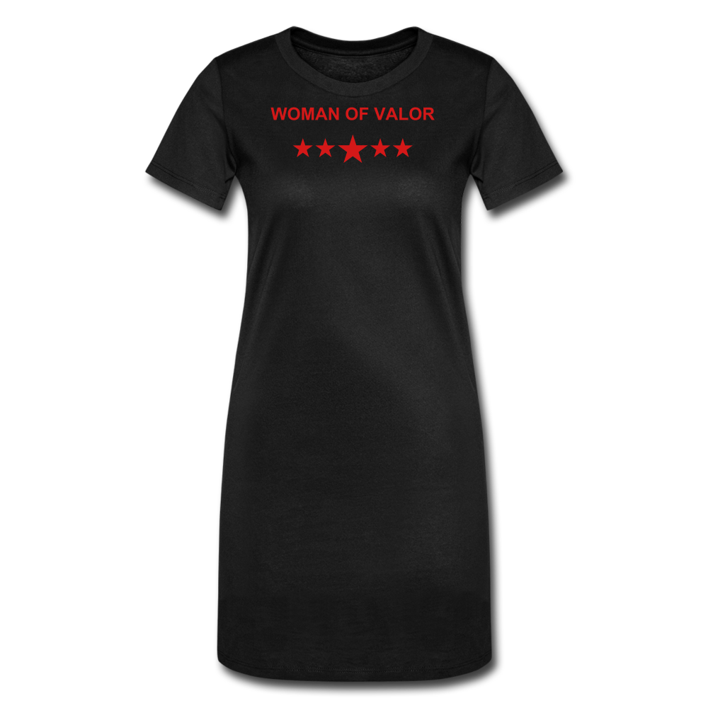 Women's T-Shirt Dress - black