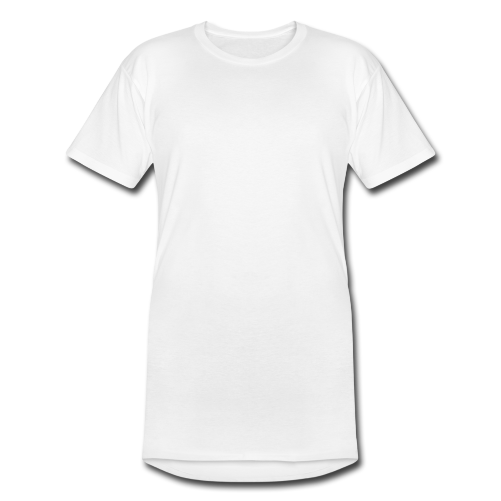 Men’s Long Body Urban Tee - white