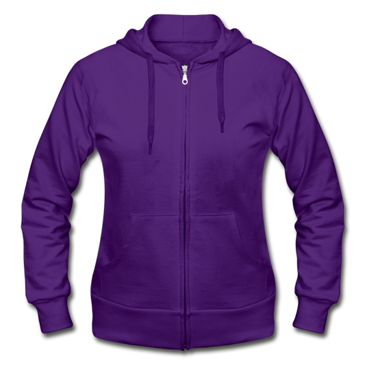 Gildan Heavy Blend Women's Zip Hoodie - purple