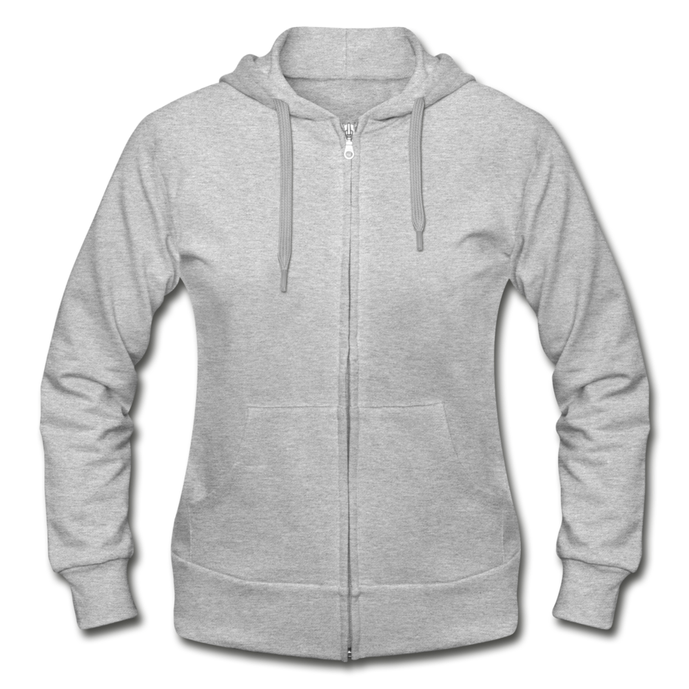 Gildan Heavy Blend Women's Zip Hoodie - heather gray