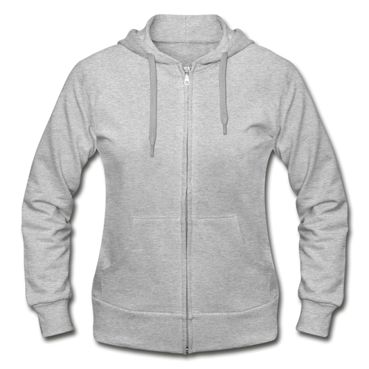 Gildan Heavy Blend Women's Zip Hoodie - heather gray