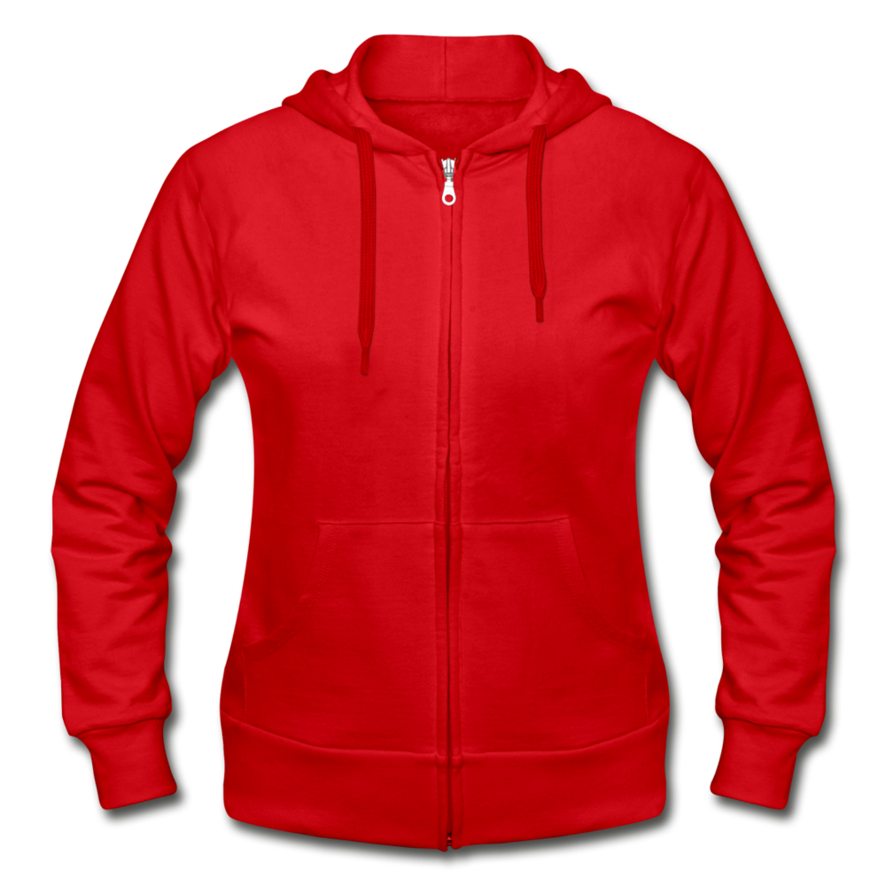Gildan Heavy Blend Women's Zip Hoodie - red