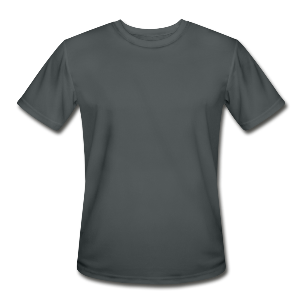 Men’s Moisture Wicking Performance T-Shirt - charcoal
