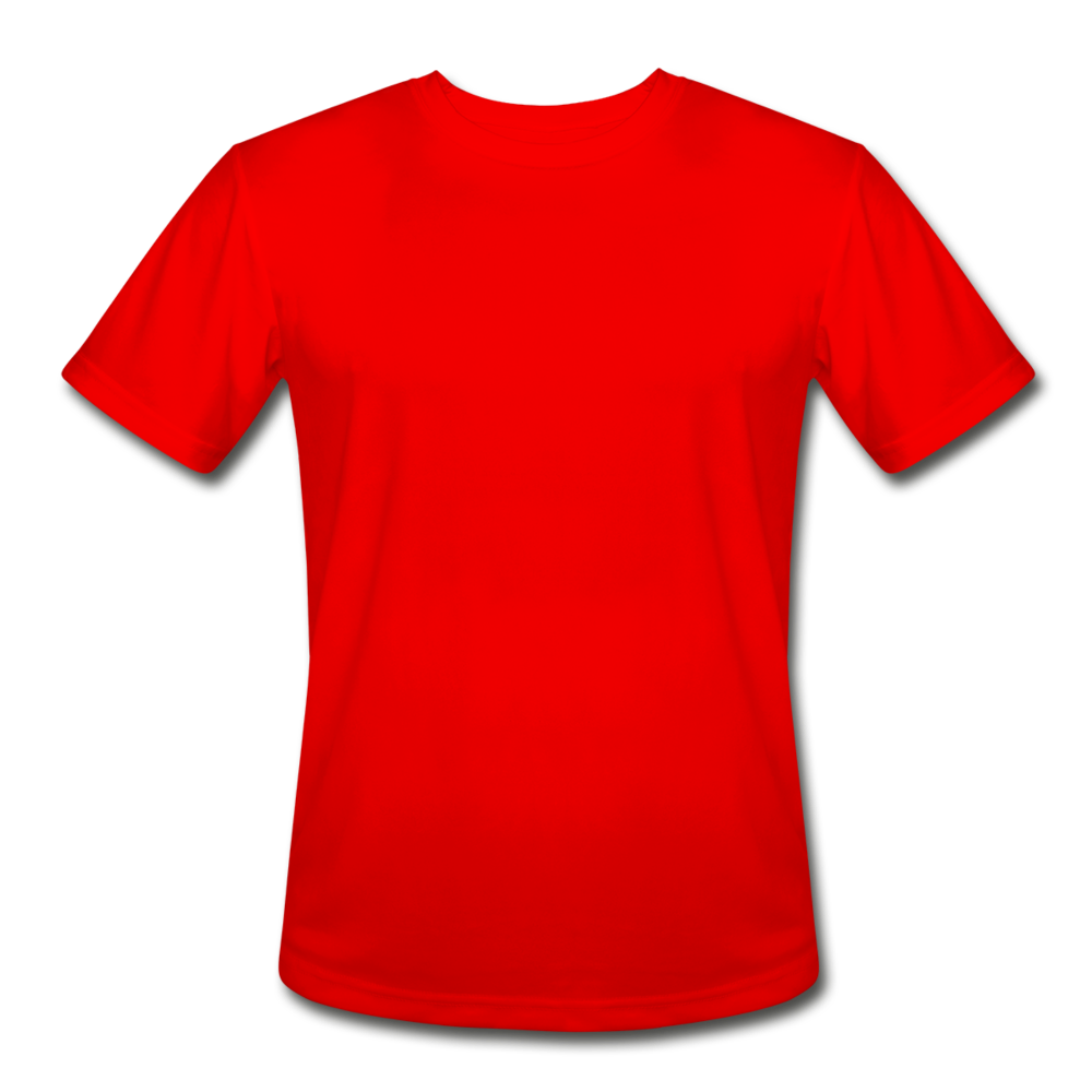 Men’s Moisture Wicking Performance T-Shirt - red
