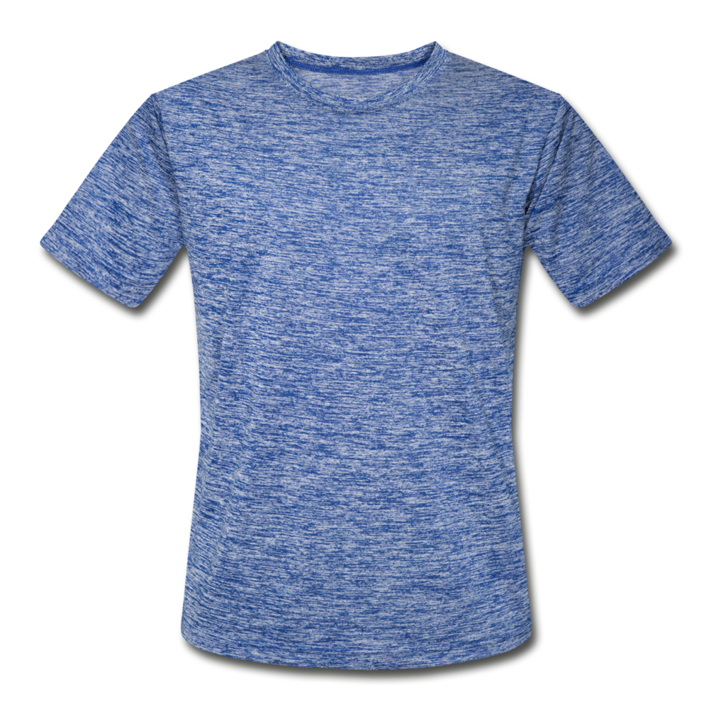 Men’s Moisture Wicking Performance T-Shirt - heather blue