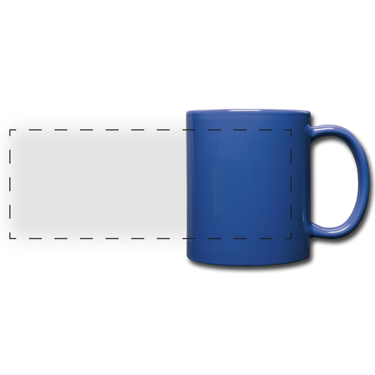 Full Color Panoramic Mug - royal blue
