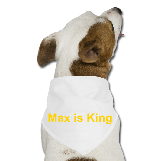 Dog Bandana - white