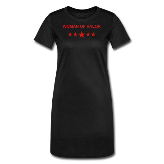 Women's T-Shirt Dress - black