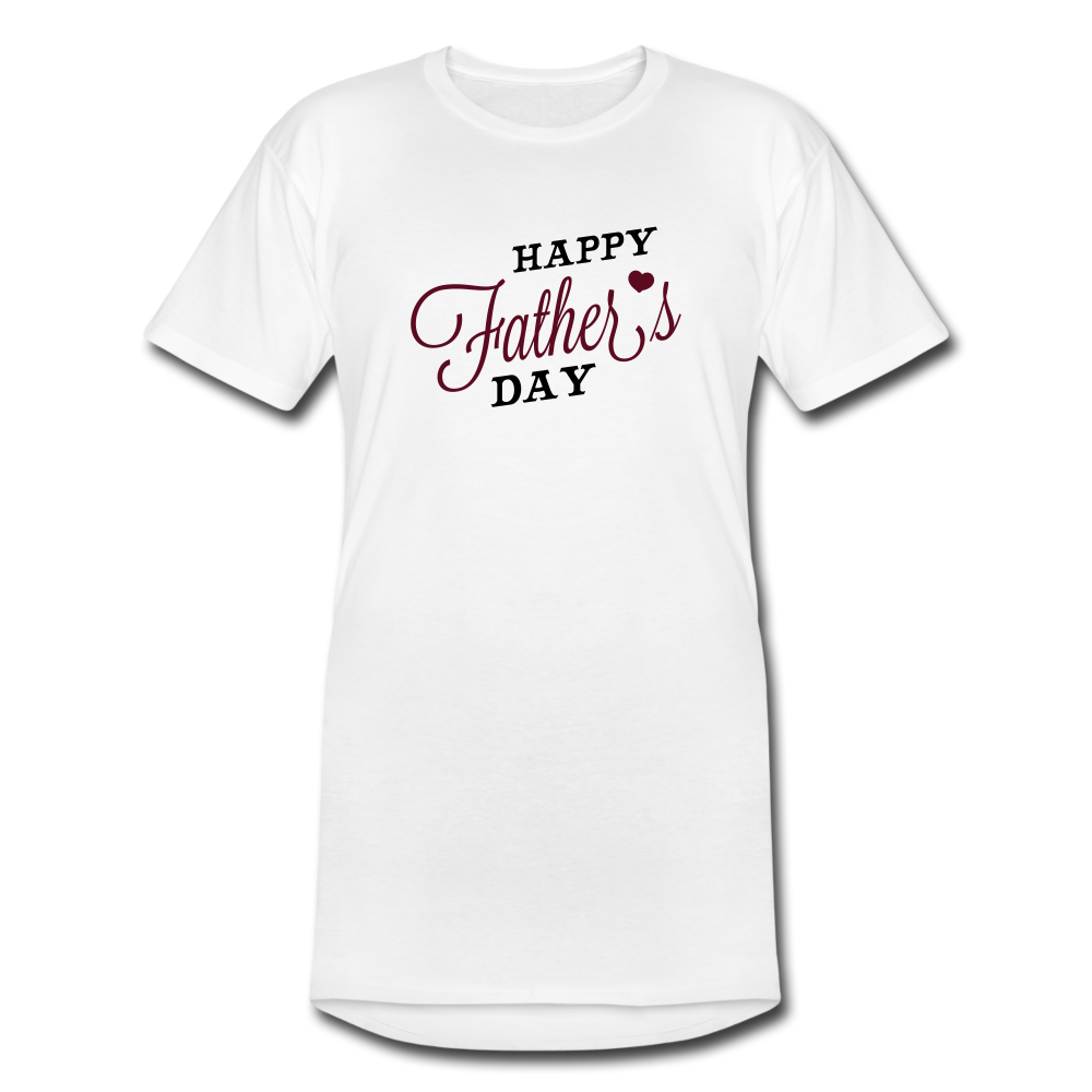 Men’s Long Body Urban Tee - white
