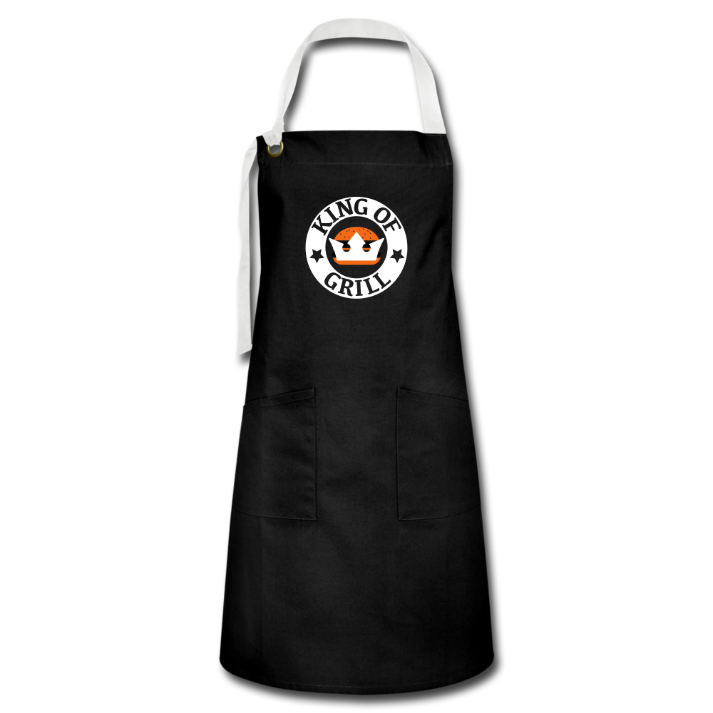 Artisan Apron - black/white