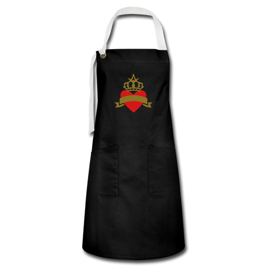 Artisan Apron - black/white